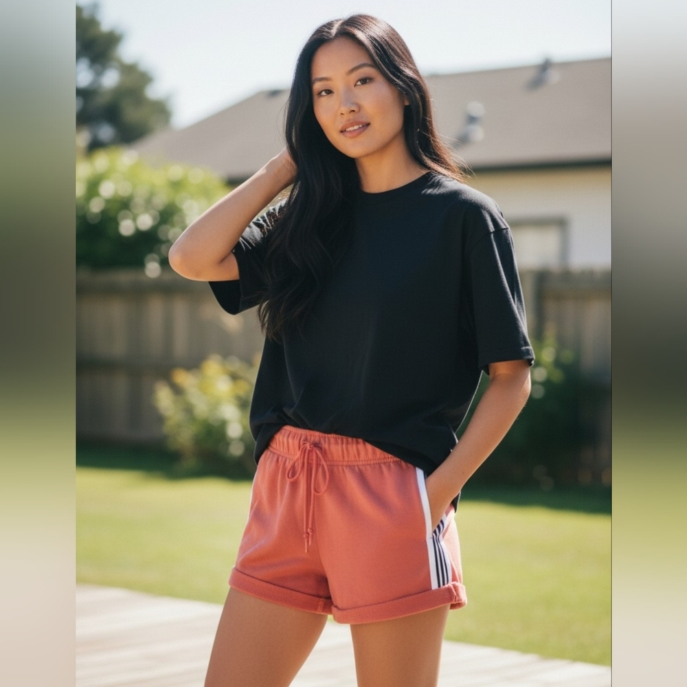 Adidas Coral Pink Shorts